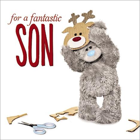 3D Holographic Son Me to You Bear Christmas Card £2.99